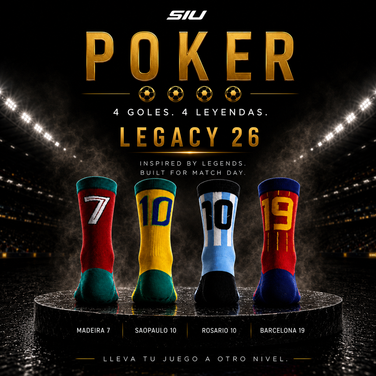 POKER: Las cuatro leyendas. Un solo pack.